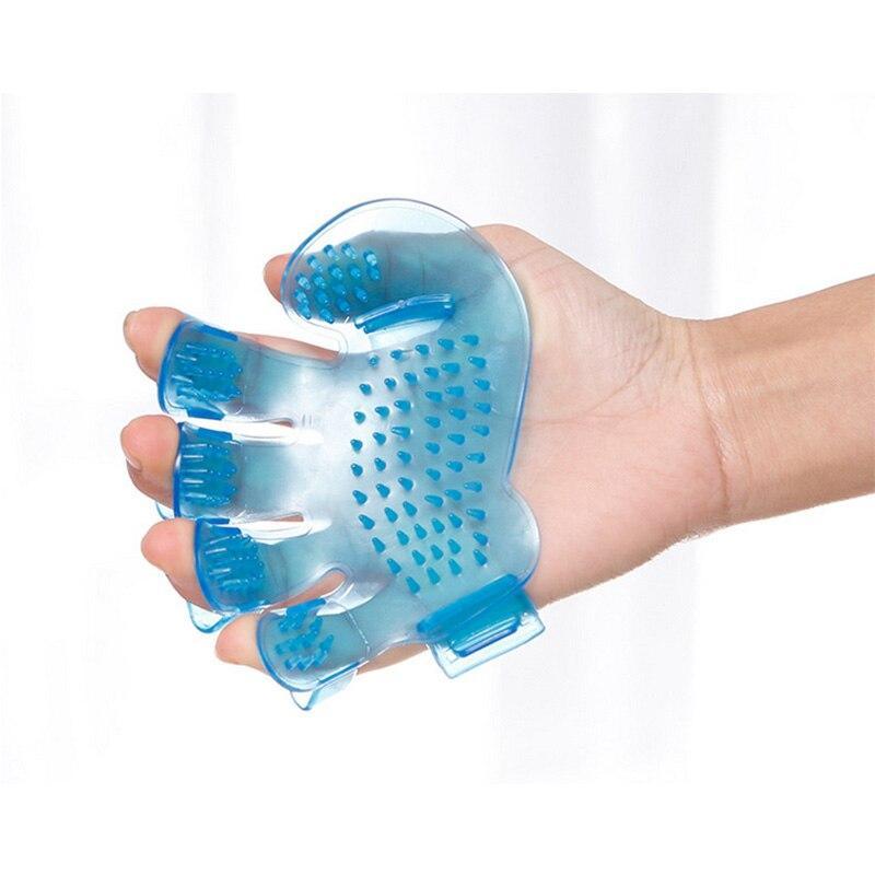 Pet Cat Grooming Comb Five Finger Pet Bath Brush Cat Dog Shower Massager Pet Grooming Deshedding Glove