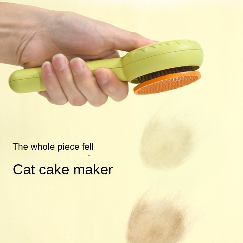 Ai Wo Donut Pet Comb Cat Comb Dog Needle Comb Pet Hair Remover Pet Brush Pet Supplies Cross border