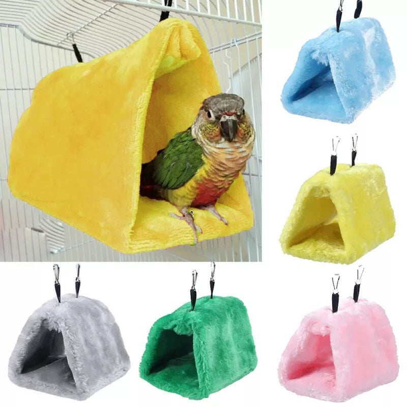 2pcs Pet Bird Parrot Cages Warm Bird Hammock Hanging Tent Bed for Bird Sleeping Bird Cage Decoration Accessories Bird House Bird Nest