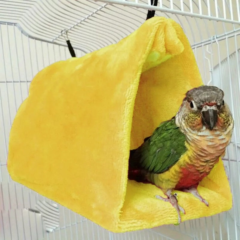 2pcs Pet Bird Parrot Cages Warm Bird Hammock Hanging Tent Bed for Bird Sleeping Bird Cage Decoration Accessories Bird House Bird Nest