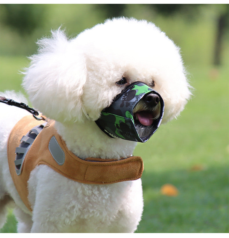 2pcs Dog Mouth Cover Adjustable Anti bite; Anti bark; Anti accidental Eating Dog Mask Pet Supplies Wholesale