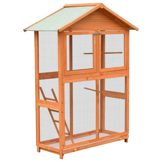 Bird Cage Solid Pine & Fir Wood 49.4"x23.4"x64.6"